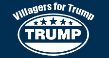 villagers for trump logo